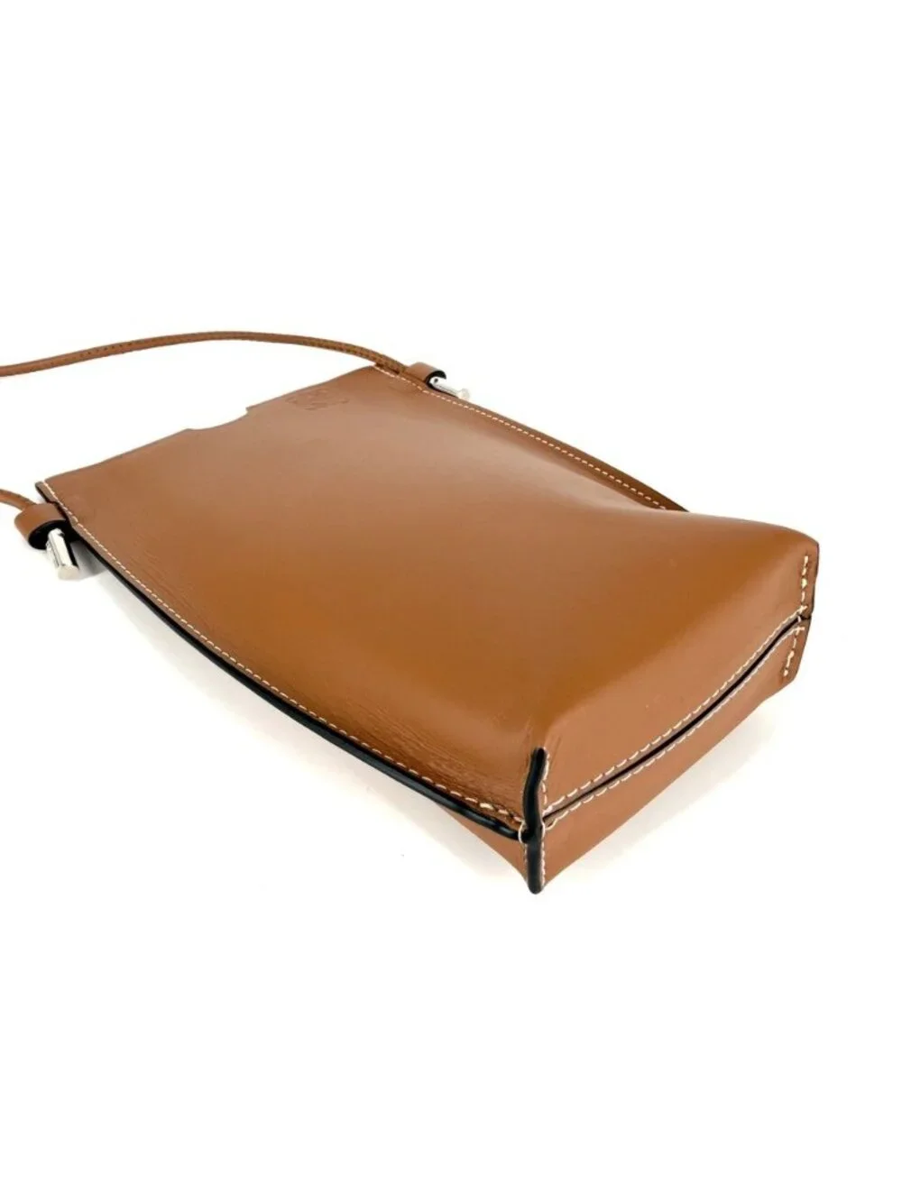 Loewe Shoulder Bag Anagram Gate Pocket Pochette Pouch Crossbody Smartphone